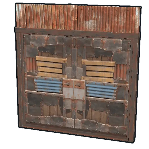 Sheet Metal Double Door