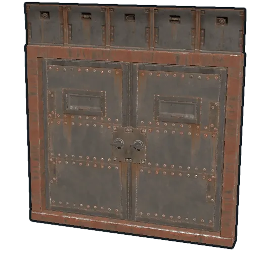 Armored Double Door