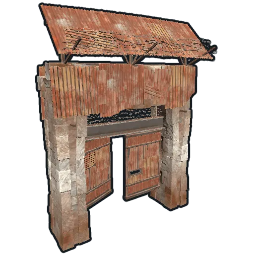 High External Stone Gate