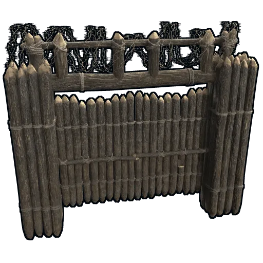 High External Wooden Gate